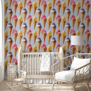 Papier Peint Cône de crème glacée