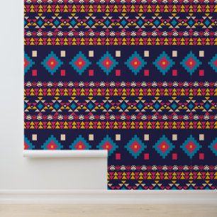 Papier peint cool Aztec motif