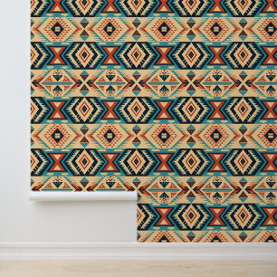 Papier Peint Cool Aztec motif carrelé occidental