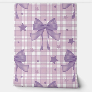 Papier Peint Coquette Feminine Violette