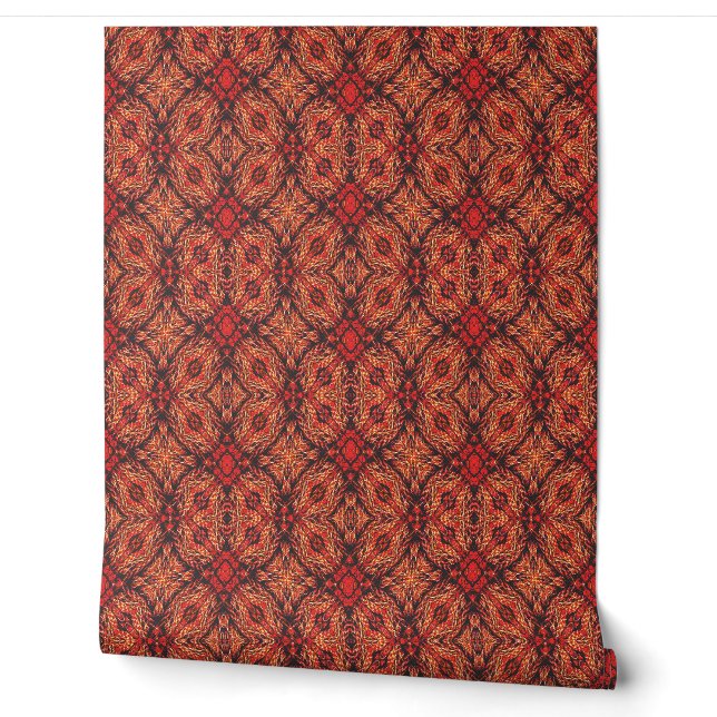 Papier Peint Corde rouge X (Déroulement)