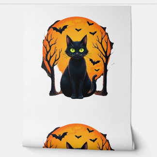 Papier Peint Costume de chat de Noël effrayant vintage Chat Rét