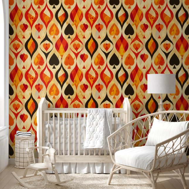 Papier Peint Costumes de carte rétro (Enfants)