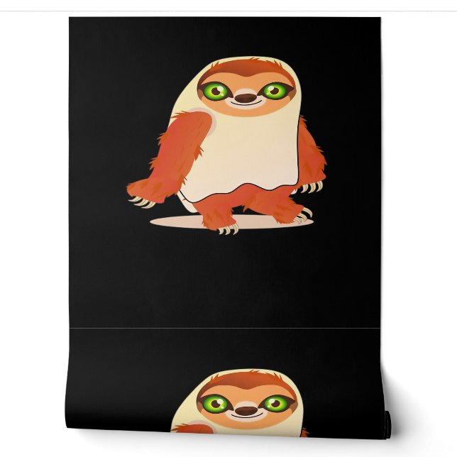 Papier Peint Costumes d'Halloween paresse T-shirt surdimensionn (Déroulement)