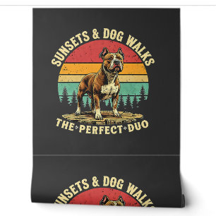 Papier Peint Couchers de soleil et promenades de chiens - Le du