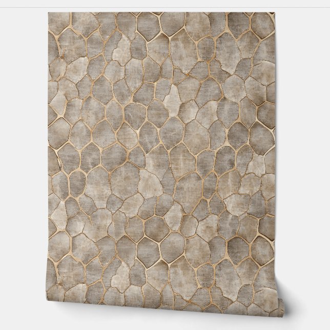 Papier Peint Couleur simple pierre (Déroulement)