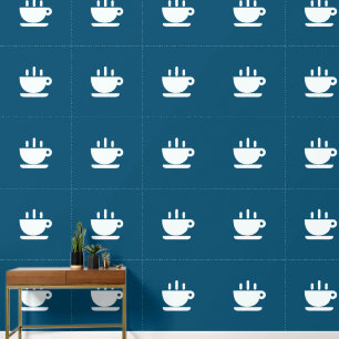 Papier Peint Coupe Blanche De Java Cuisine Turquoise