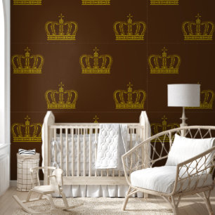 Papier Peint Couronne d'or - luxe royal 1a