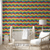 cravate motif cool triple feuille