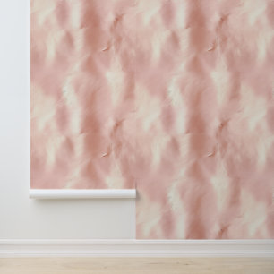 Papier Peint Crème Blush Rose Sud-Ouest Cowhide