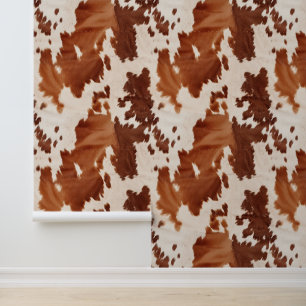 Papier Peint Crème Brown Vachette du sud-ouest
