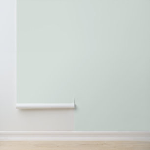 Papier Peint crème légère minimaliste à la menthe uni moderne