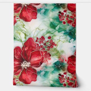 Papier Peint Crimson Yuletide fleurit Botanique