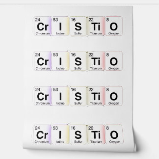 Papier Peint Cristo Elementos Químicos