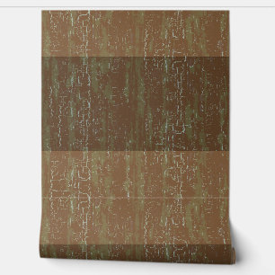 Papier Peint Croûte horizontale en crémaillère texturée Sienne