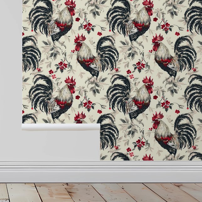 Papier Peint Cuisine Motif Rooster (Créateur téléchargé)