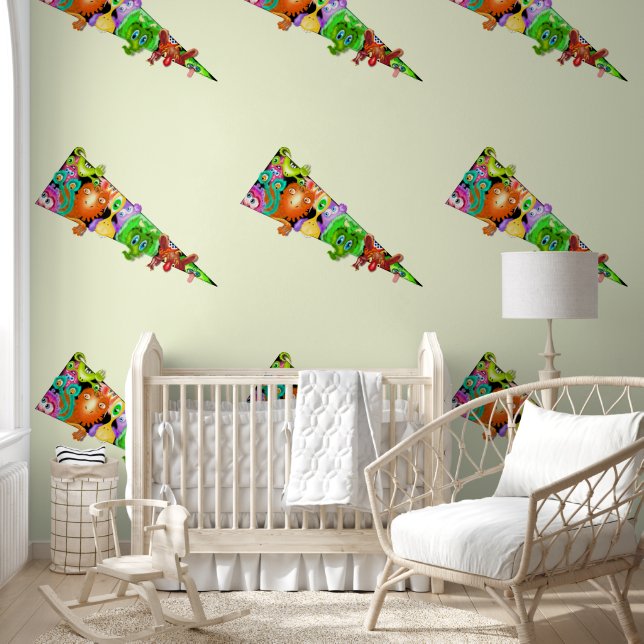 Papier Peint Curieux Aliens drôle (Enfants)