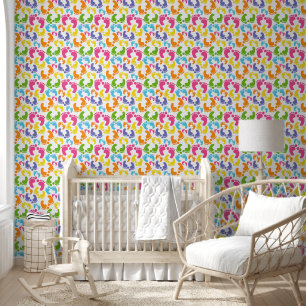 Papier Peint Cute carrelé bébé pieds unisex pépinière