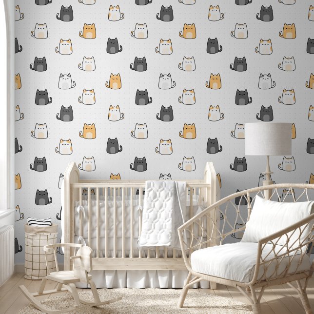 Papier Peint Cute Cat Designs for Your Kid Room (Enfants)
