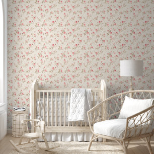 Papier Peint Cute rose Rose Motif