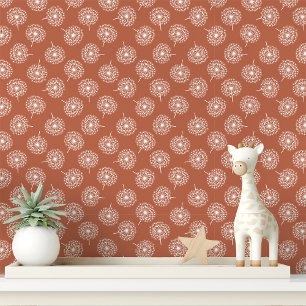 Papier Peint Dandelion en terre cuite