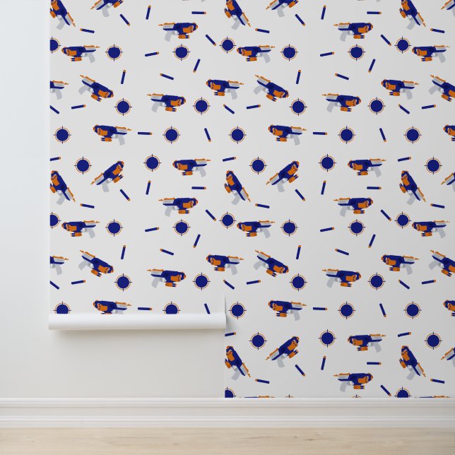 Papier Peint Dart Gun Battle War Boys Motif cible (Application)