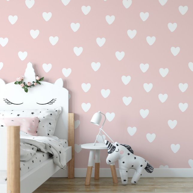 Papier peint de la Motif de coeur rose (Créateur téléchargé)