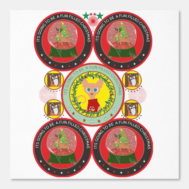 Papier peint de Noël (Recto)