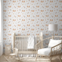 Papier peint de nurserie du zodiaque Gémeaux aquar
