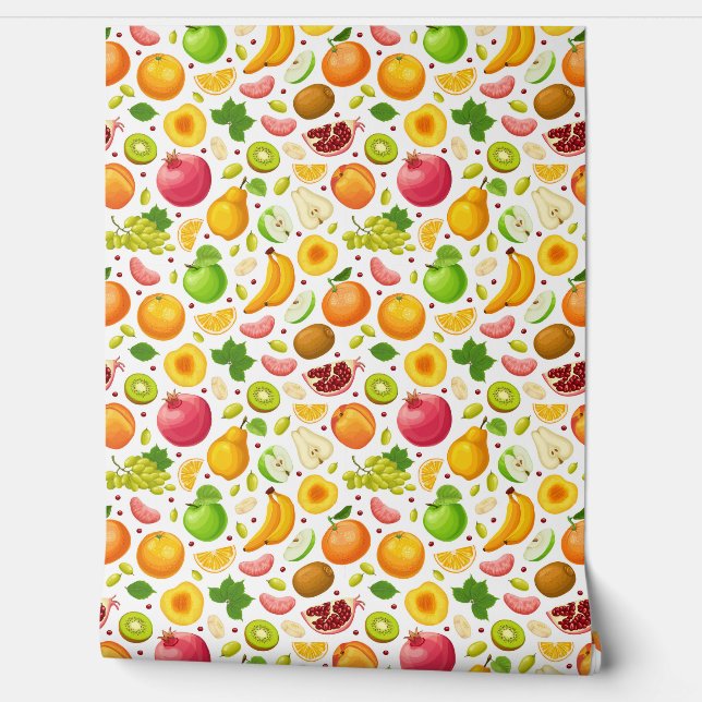Papier peint de patchs de fruits (Déroulement)