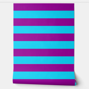 Papier Peint Décor bleu et mauve