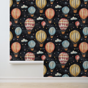 Papier Peint Décor de la chambre pour enfants Balloon vintage c