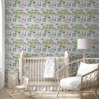 Décoration de nurserie à l'aquarelle Vintage Cirqu