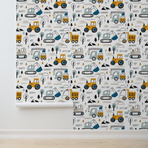 Papier Peint Déplaçons le Motif de véhicule