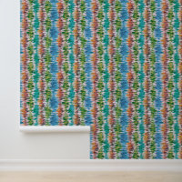 Design abstrait rétro dans le style Ikat.