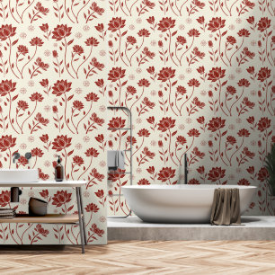 Papier Peint Design botanique floral élégant - Blossom intempor