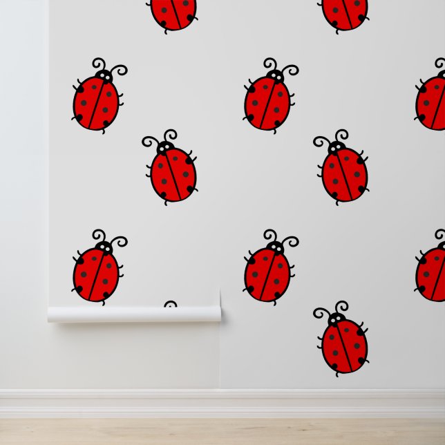 Papier Peint Design Ladybugs (Application)