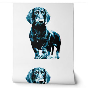 Papier Peint Design moderne dachshund