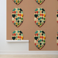 Design Motif de coeur et de ballon coloré