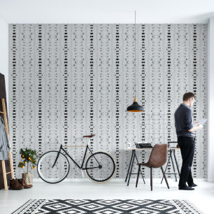Papier Peint Design simple noir et gris
