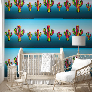 Papier Peint Dessin de Cactus