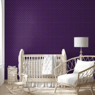 Papier Peint Diamant d'or violet Tufté