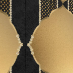 Papier Peint Diamants noirs et or Bijoux en pierre de taille Or