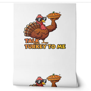 Papier Peint Dindon cool drôle de Thanksgiving T-Shirt classiqu