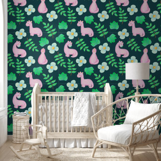Papier Peint Dinosaur Dreams in the Dark Forest
