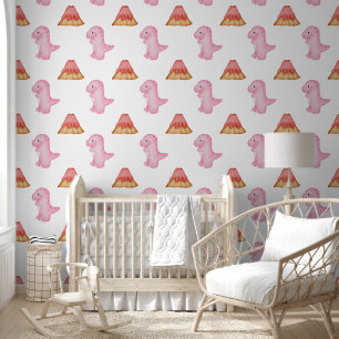Papier Peint Dinosaure Princesse Rose