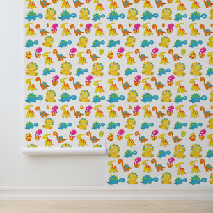 Papier Peint Dinosaures Mignons, Motif De Dinosaures, Baby Dino