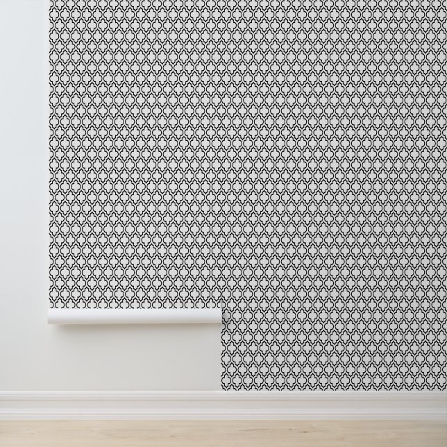 Papier Peint do-it-yourself couleurs Quatrefoil marocain #4DS S (Application)