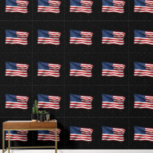 Papier Peint Drapeau américain patriotique États-Unis