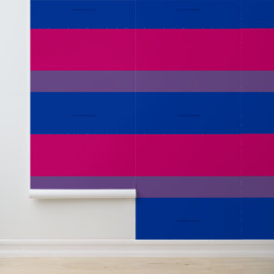 Papier Peint Drapeau de fierté bisexuelle de SlipperyJoe couleu